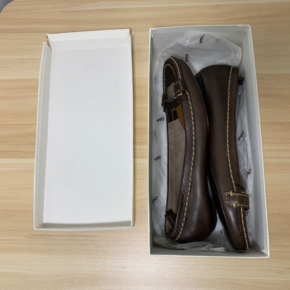 COPY - Chloé Brown Flats - Picture 8 of 11